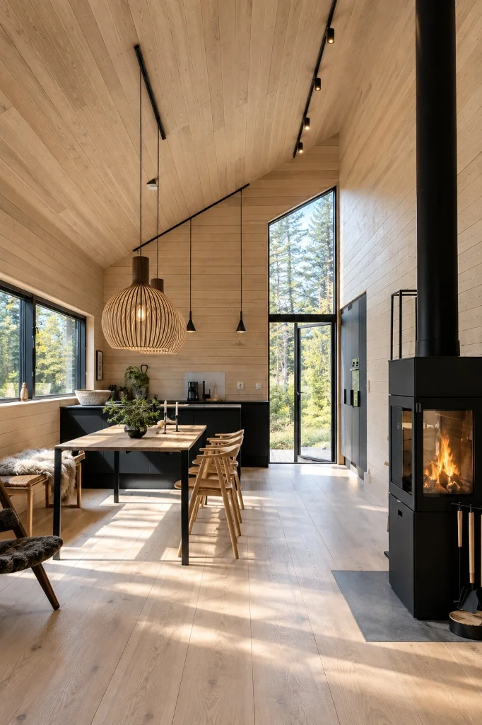 Interiorismo Cabaña Modular (Vertical)
