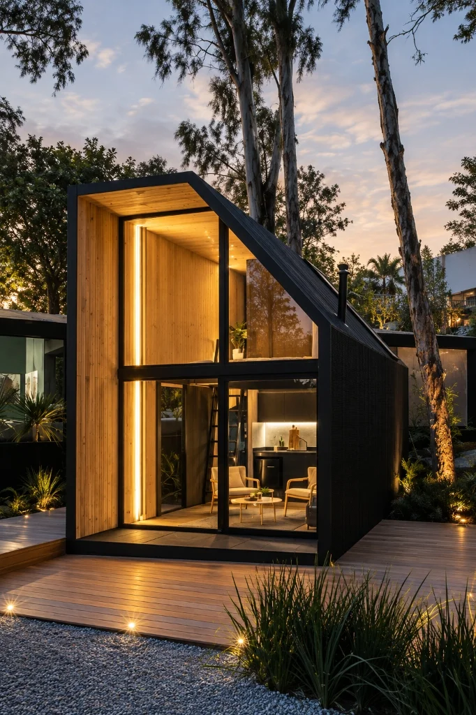 Tiny House Modular A-Frame (Vertical)